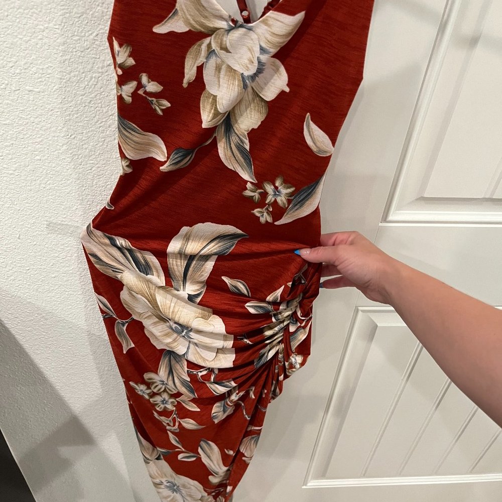 Flower fitting dress